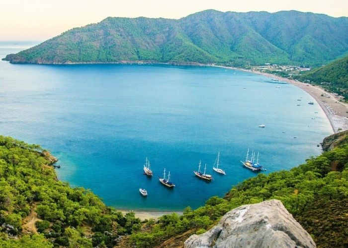 Adrasan koy manzarası